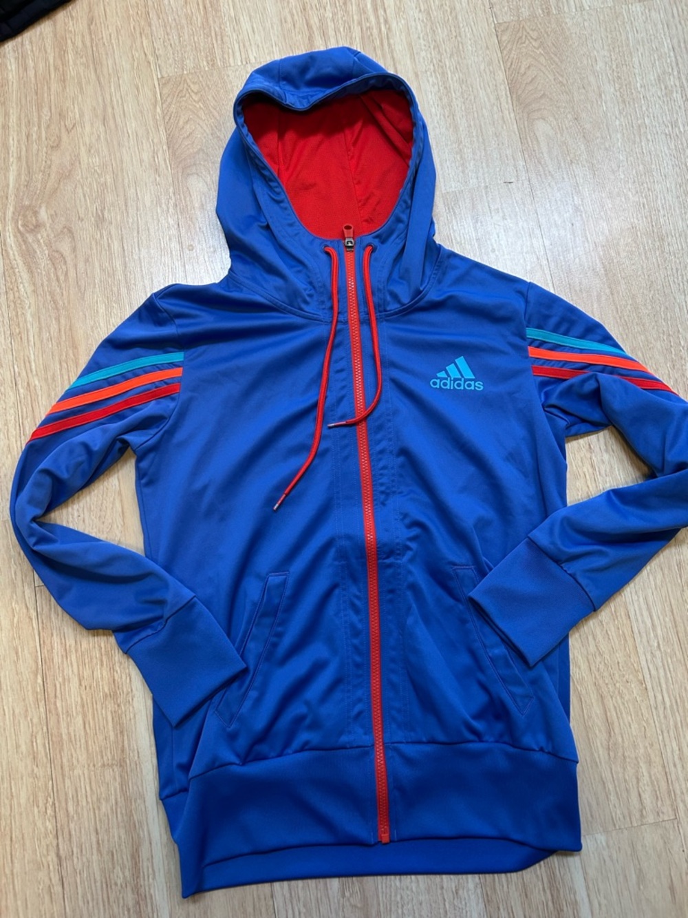 Adidas track jacket women’s Medium